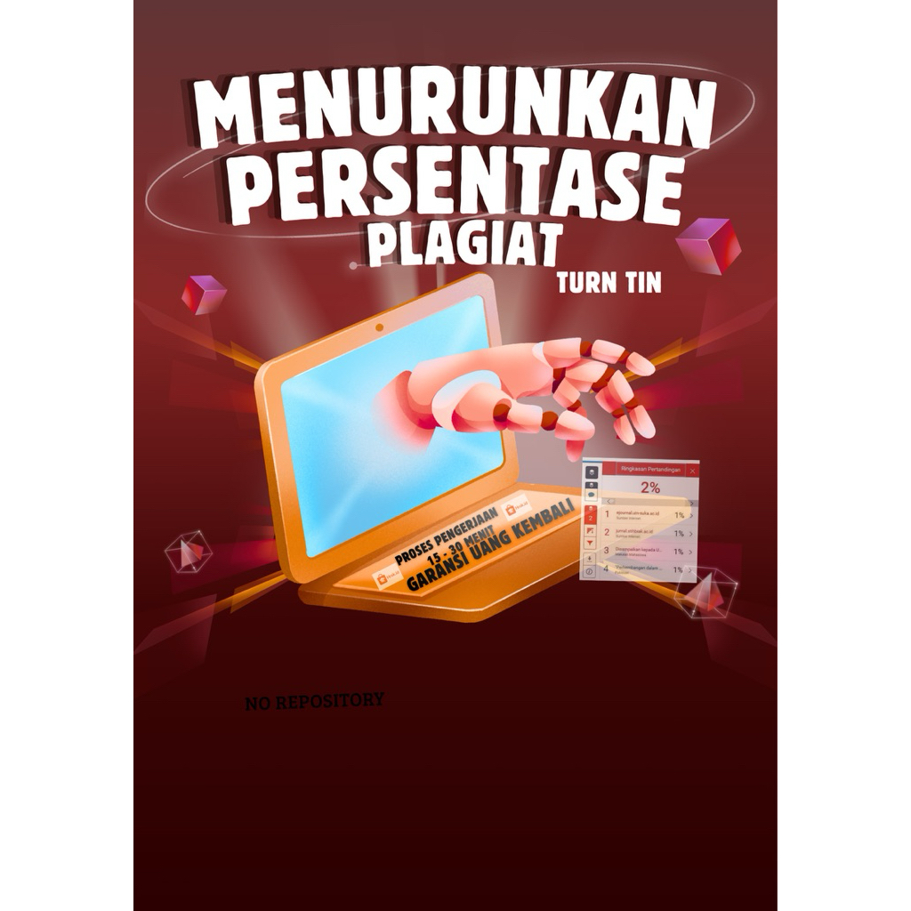 Menurunkan Persentase Plagiat Skripsi/Tesis/TA
