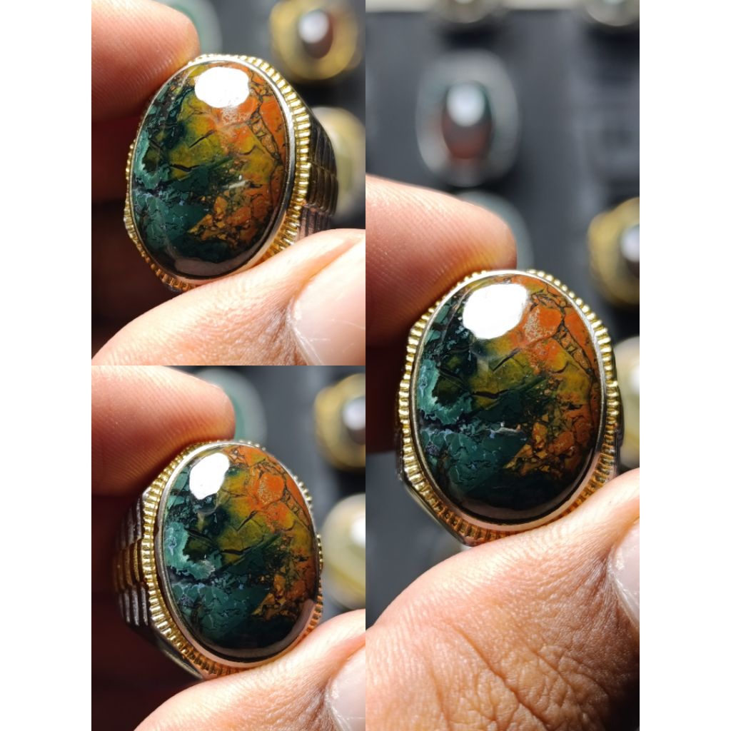 Batu cincin Panca warna klawing