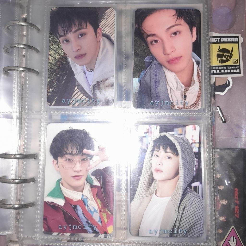 pc photocard mark the firstfruit pb photobook album nct 127 dream trading random card hoodie konsep