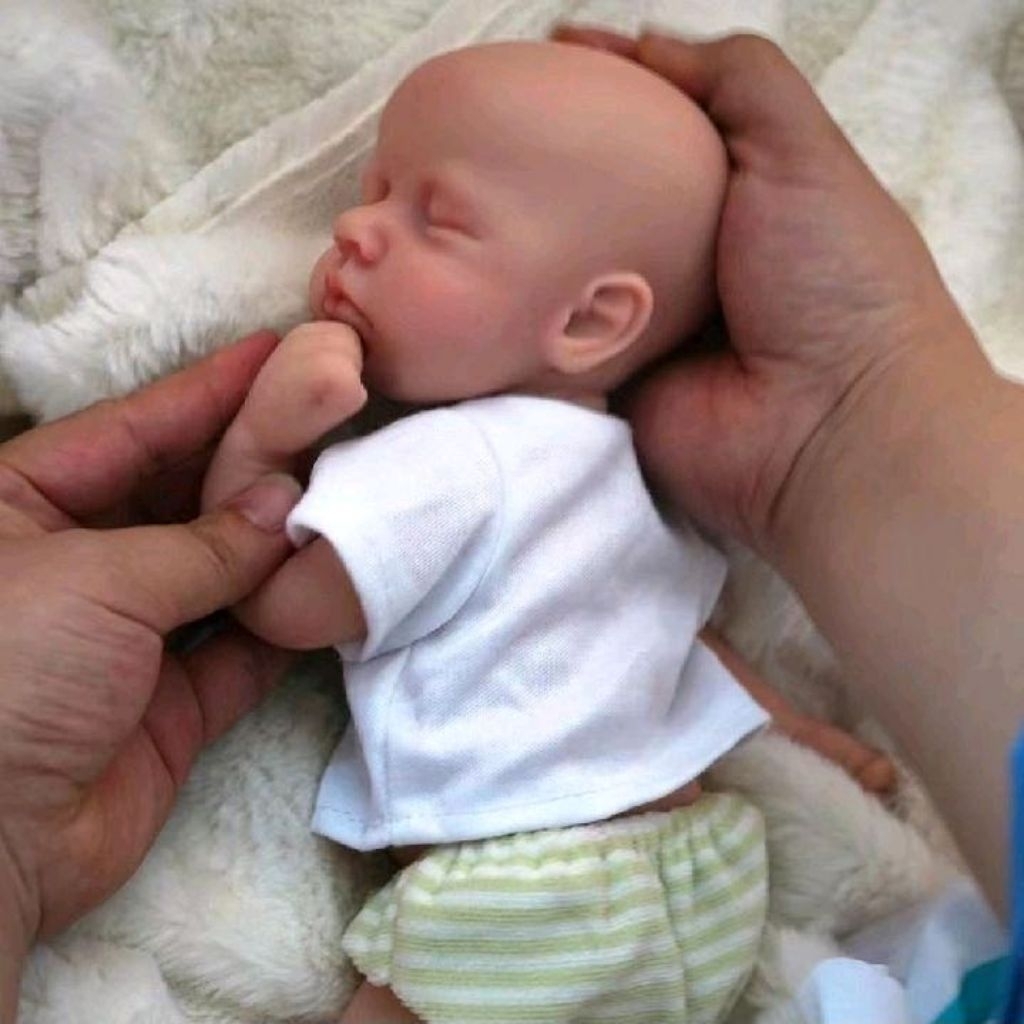 boneka bayi real menyerupai asli bahan full silikon solid lembut / 13 inch full silicone realistis s