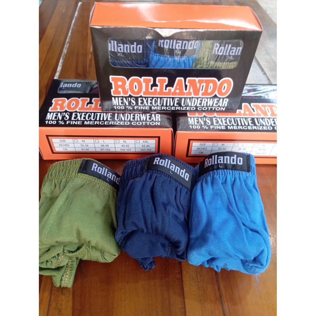 3 pcs Celana dalam pria ROLLANDO-celana dalam pria