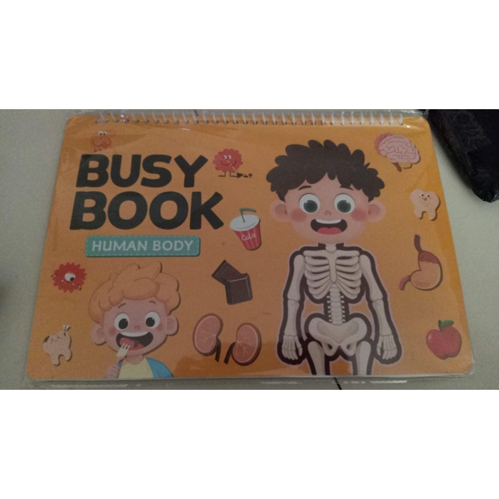 activity book busy human body