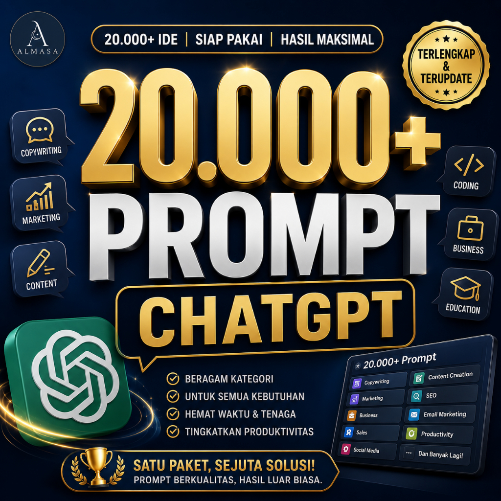 20.000+ Prompt ChatGPT Lengkap