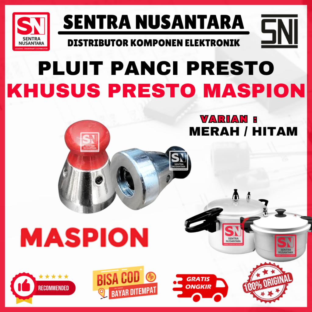 PLUIT TUTUP UAP PANCI PRESTO MASPION ORIGINAL | PLUIT PRESTO MASPION ASLI | PELUIT PRESTO MASPION SE
