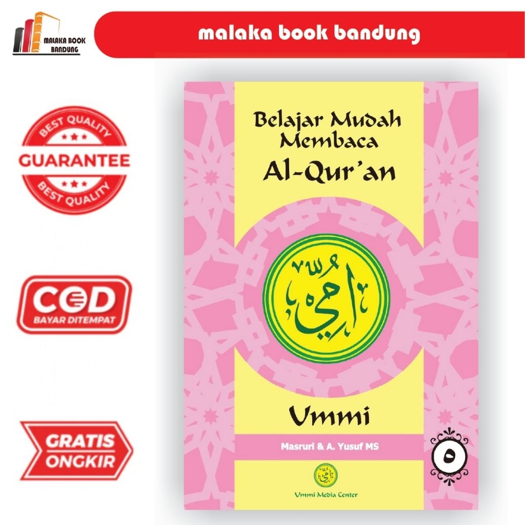 Buku Cara Cepat Belajar Membaca Al- Quran metode Ummi Jilid 5