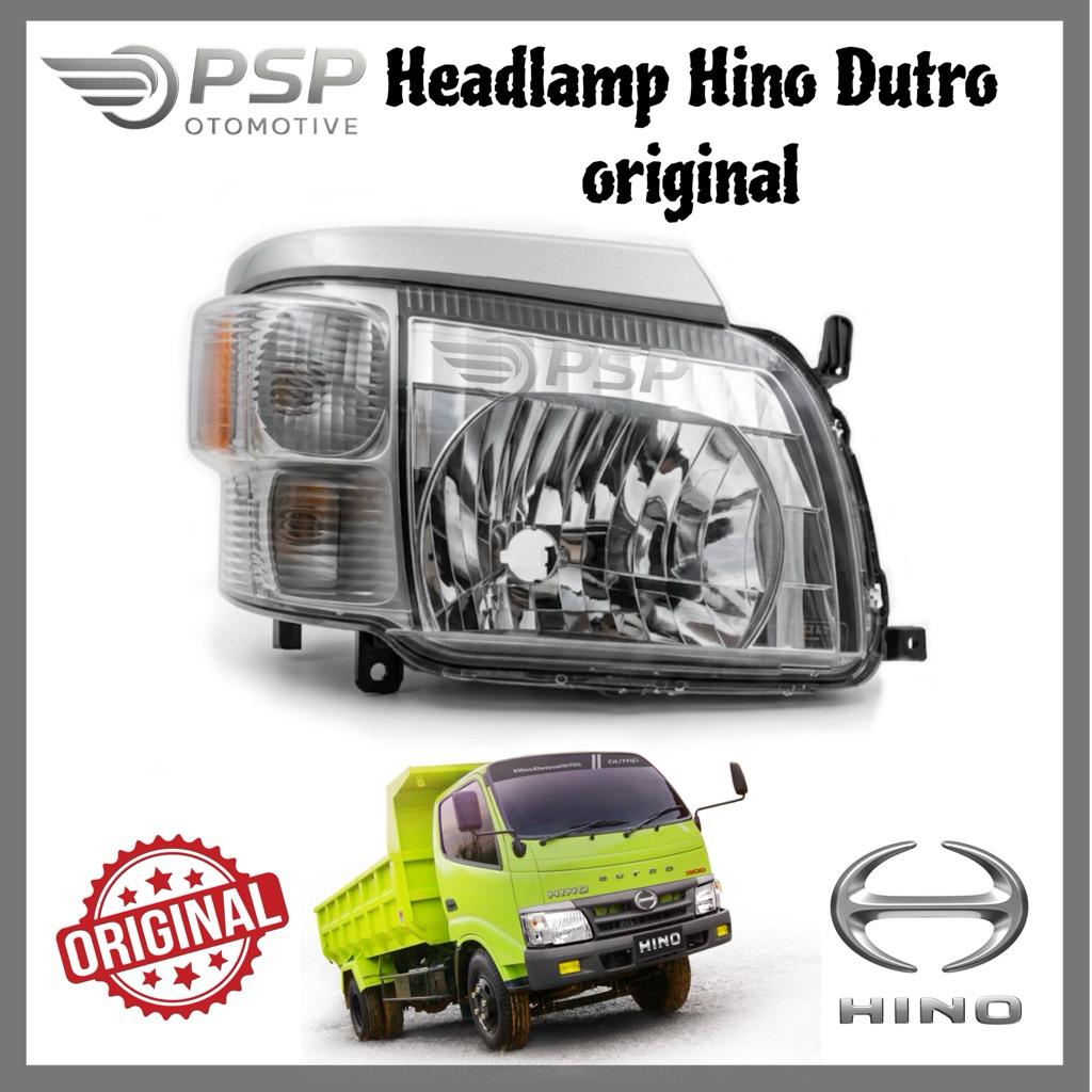 headlamp lampu depan hino dutro original lampu depan mobil hino dutro kanan atau kiri ori lampu utam