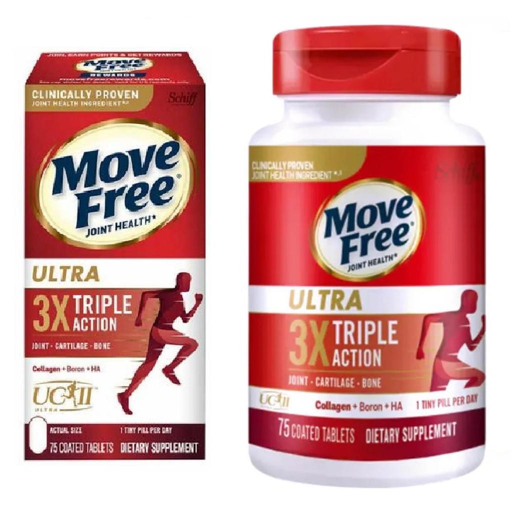 Schiff Move Free Ultra Triple Action 3X Joint Schif Tulang Sendi 75 coated tablets tablet