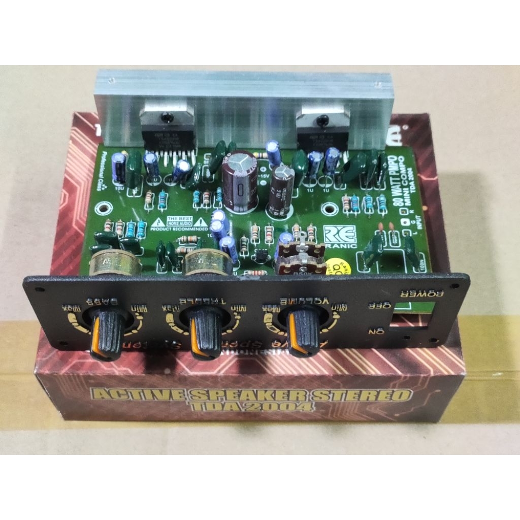 Kit aktif speaker stereo tda2004 tda2005 12v ( 080 )