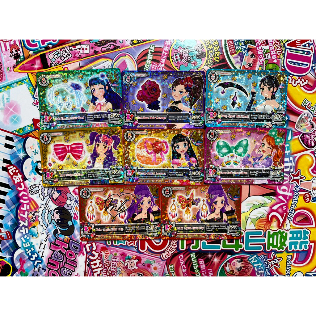 Kartu Aikatsu Starlight School Series CP Accessories Mizuki Kanzaki Hikari Minowa Campaign Card Airi