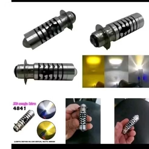 Lampu Sorot LED H6 Laser SXC - Super Terang, Sorot Jauh, Universal untuk Motor