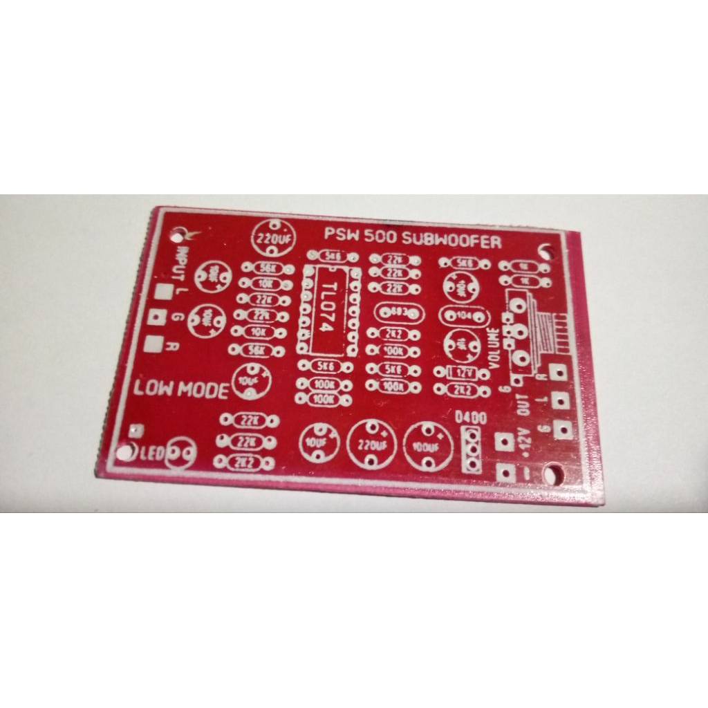 Pcb filter subwoofer Low mode.
