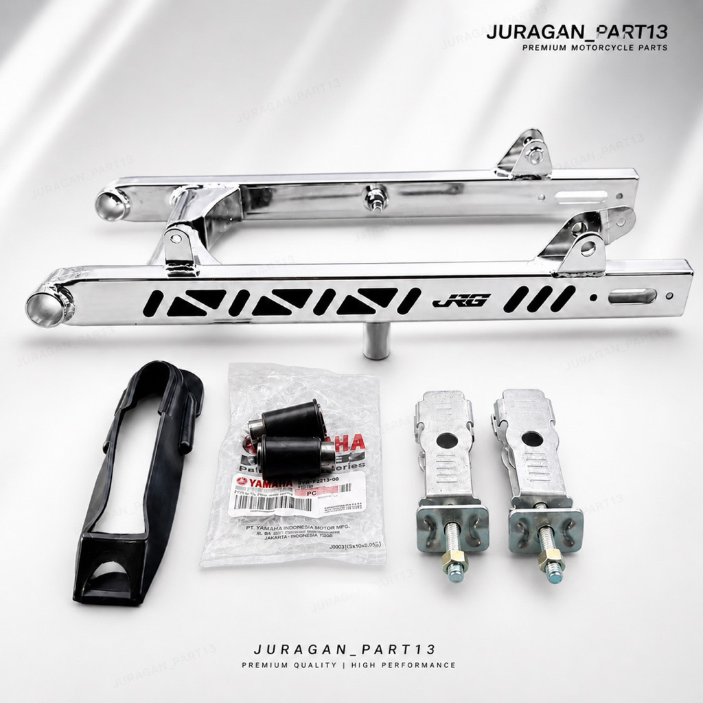 Swing Arm Fiz R Coak Lengan Ayun Motor Yamaha Fiz R Motif Coak Panjang 50cm Besi Crome Pnp Jupiter Z