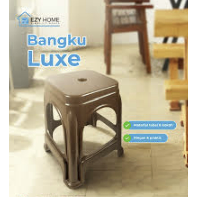 Bangku Bakso Ezy Luxe Premium Large Kursi Duduk Belajar Sekolah Meja Makan Kantor Dewasa Plastik Teb