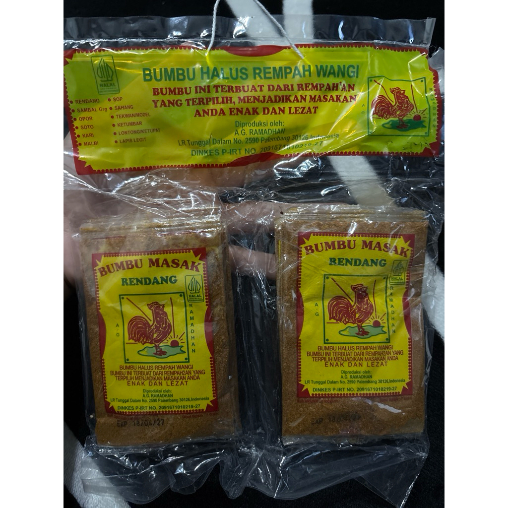 bumbu rendang kering sedap