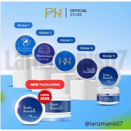 READY STOCK Bibit Pemutih RHI Body Booster Original Reseller Resmi Mencerahkan Memutihkan Bibit Pemu