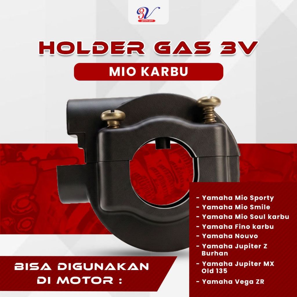 3VPART Holder Gas 3v Mio Karbu ( 3V Genuine Part )