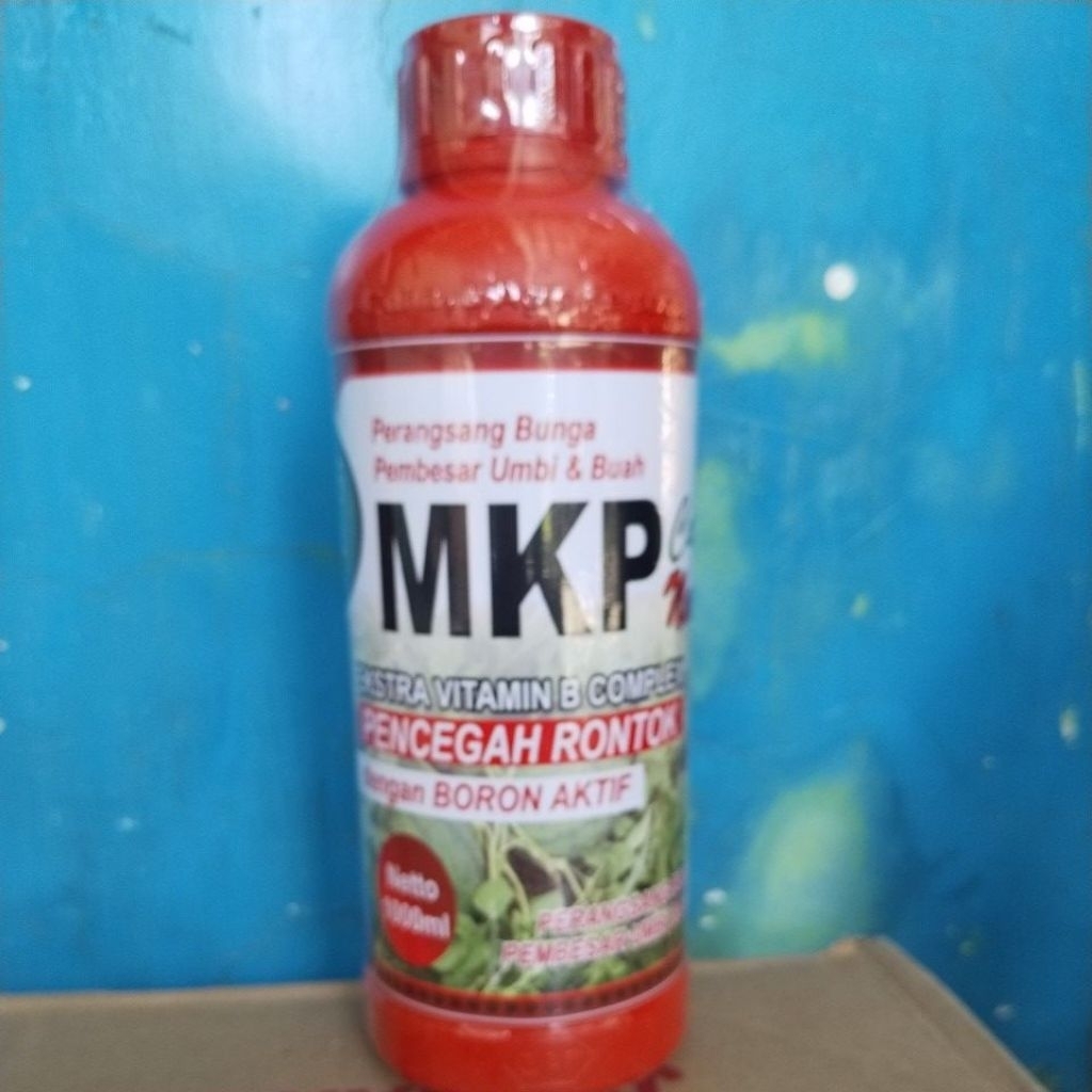 Gaza MKP 1 Liter Plus Vitamin B Complex & Boron aktif. Pupuk cair Kalium Phospat tinggi Merangsang p