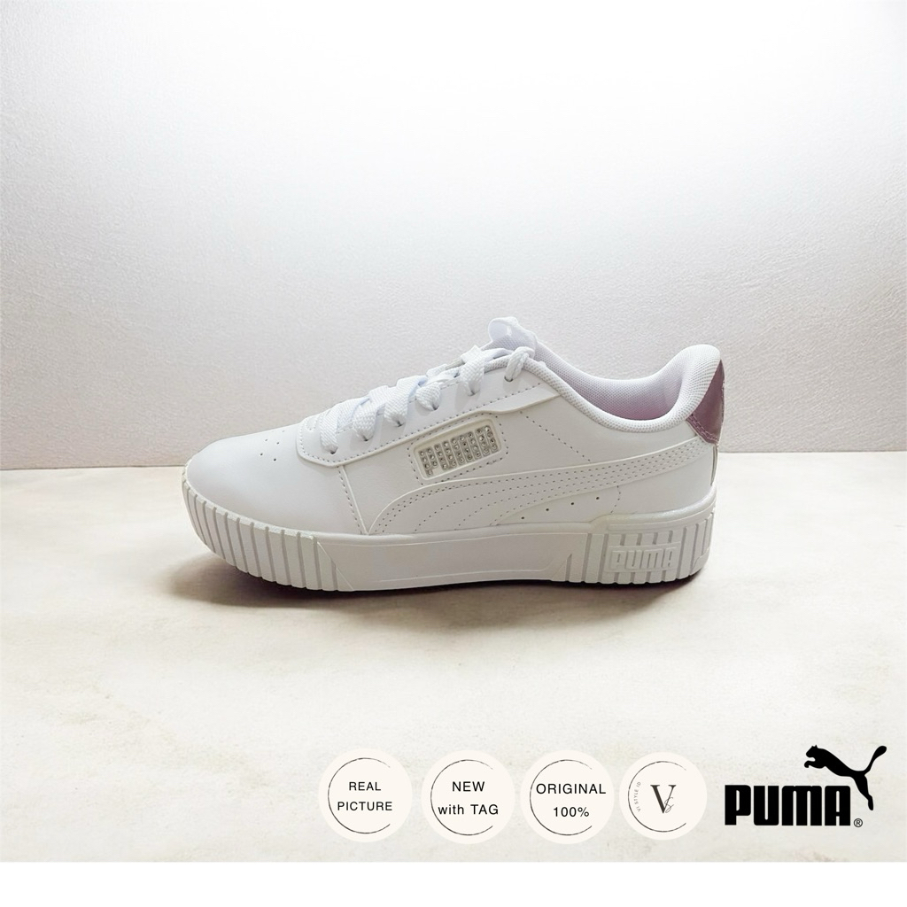 Puma Shoes Sepatu Sports Casual Wanita Putih Original 100%