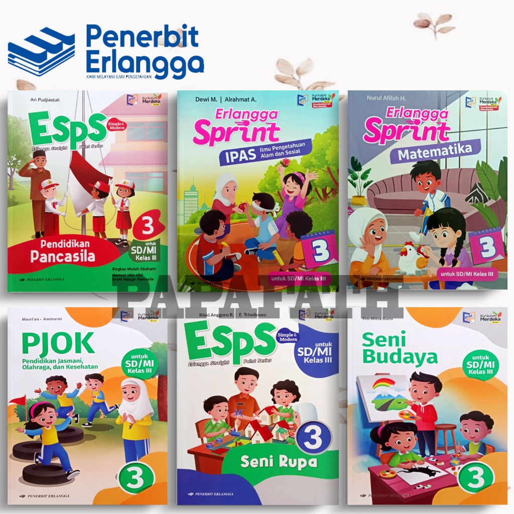 Buku Erlangga Kelas 3 SD/MI Terbaru