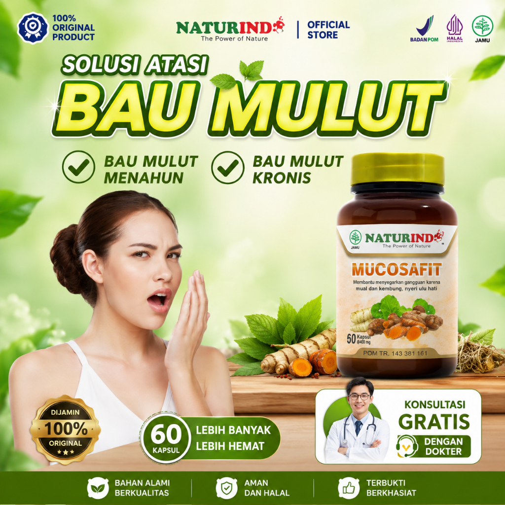 Obat Bau Mulut Dan Nafas Permanen Bau Mulut Menahun Bau Mulut Asam Lambung Mucosafit