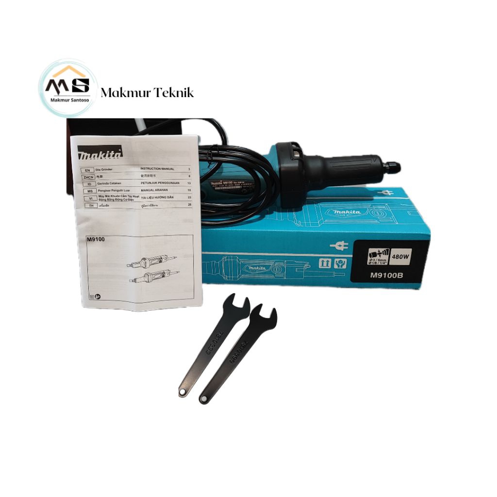 Gerinda botol Makita M9100B makita/bor mini tuner 6mm