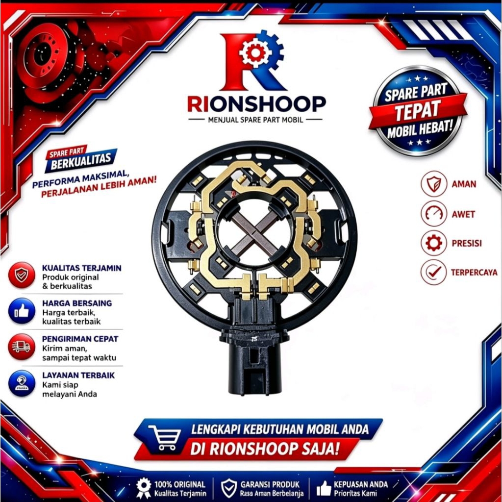 Carbon brush arang dinamo motor fan kipas radiator mobil (Universal) TOYOTA, MITSUBISHI, DAIHATSU