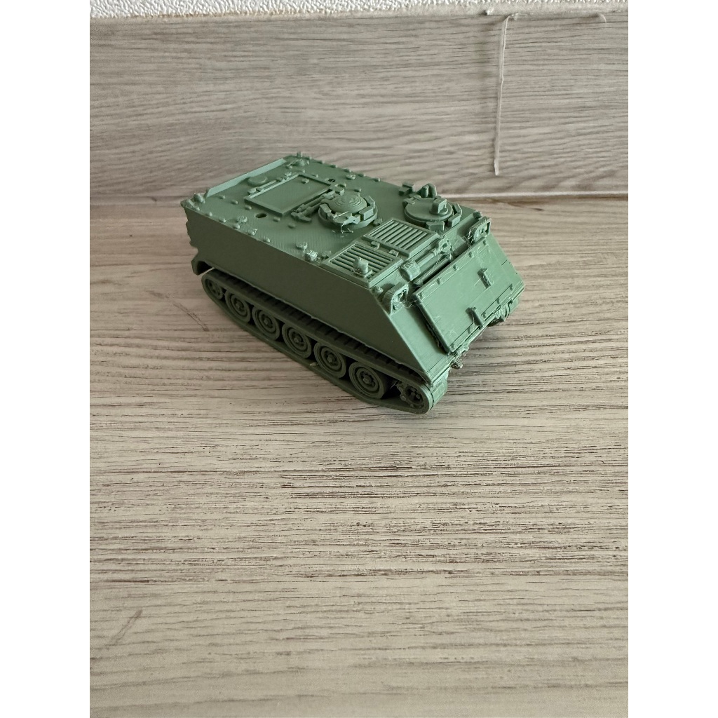 M113 APC, scale 50, 3d printed tank, diecast militer