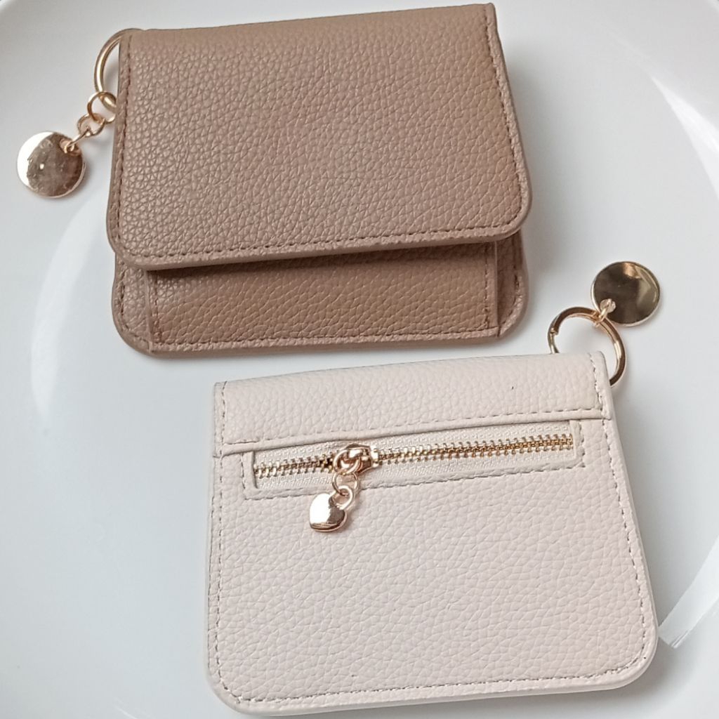 Dompet Wanita Dompet Lipat Tas Kartu Pendek Dompet Koin Dompet Kartu Model Terbaru Elegant Style