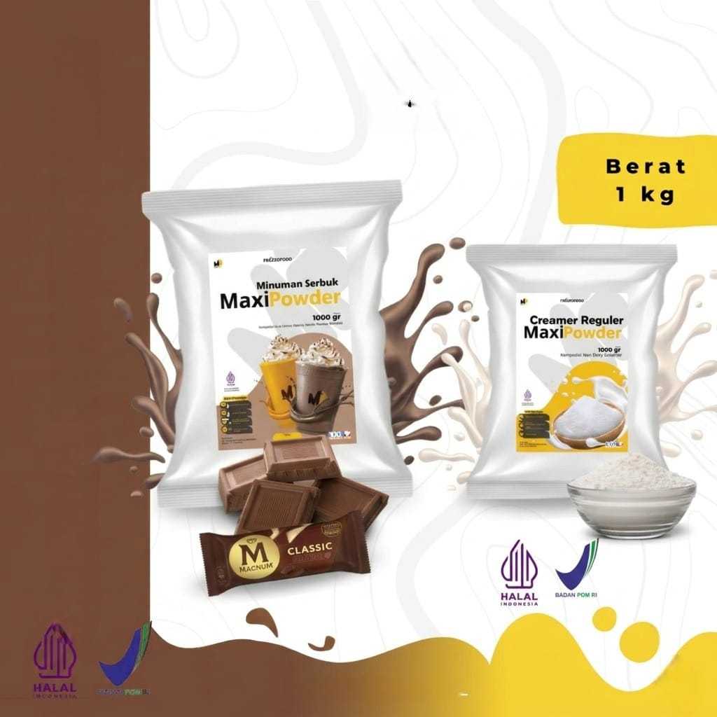 Bubuk Minuman Rasa Coklat Magnum Kekinian Termurah Creamer Reguler Non Dairy Creamer 1Kg