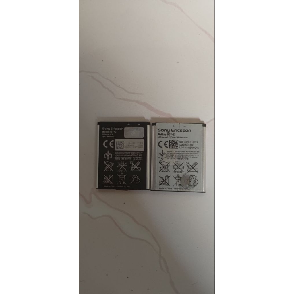 Baterai original Sony Ericsson BST-33 copotan