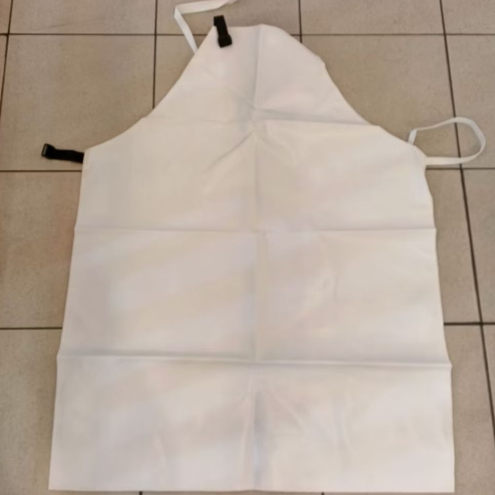 CELEMEK / APRON PVC PUTIH
