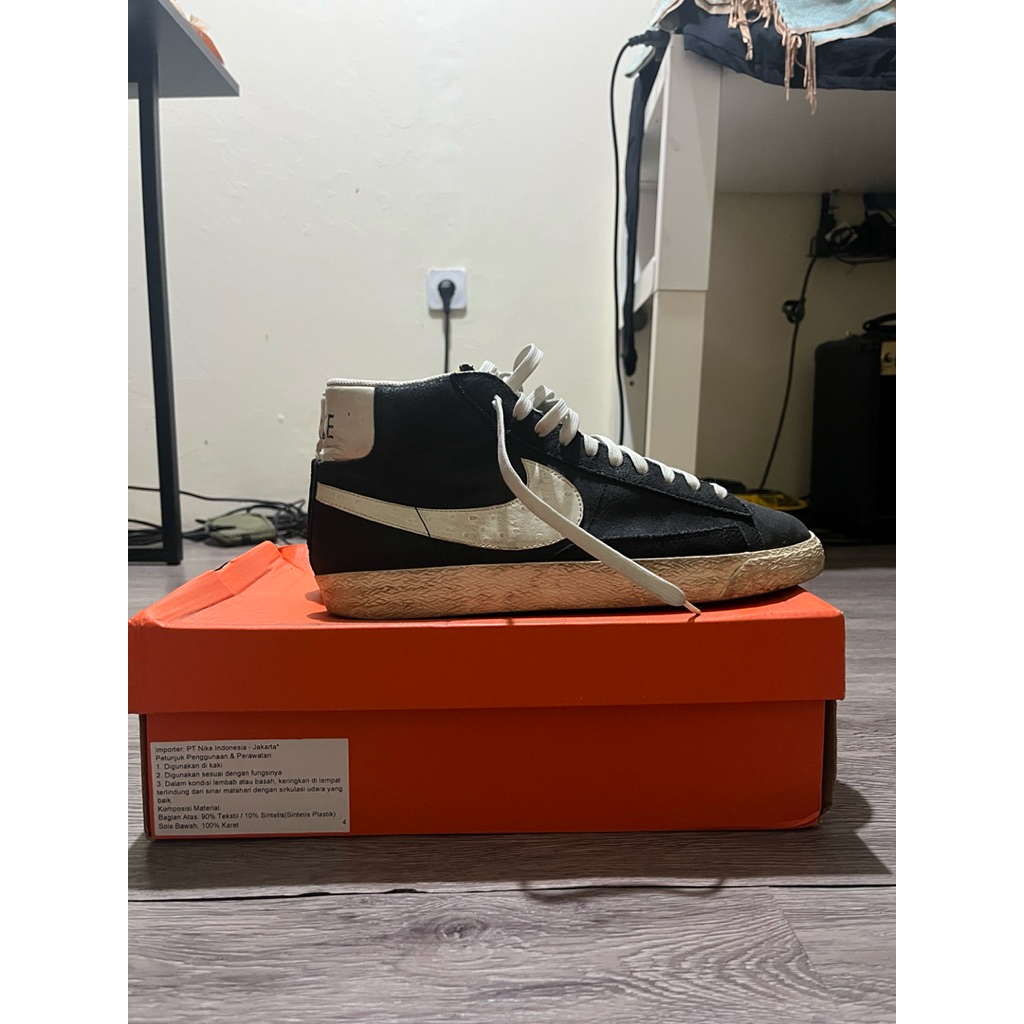 Nike Blazer High Vintage Black