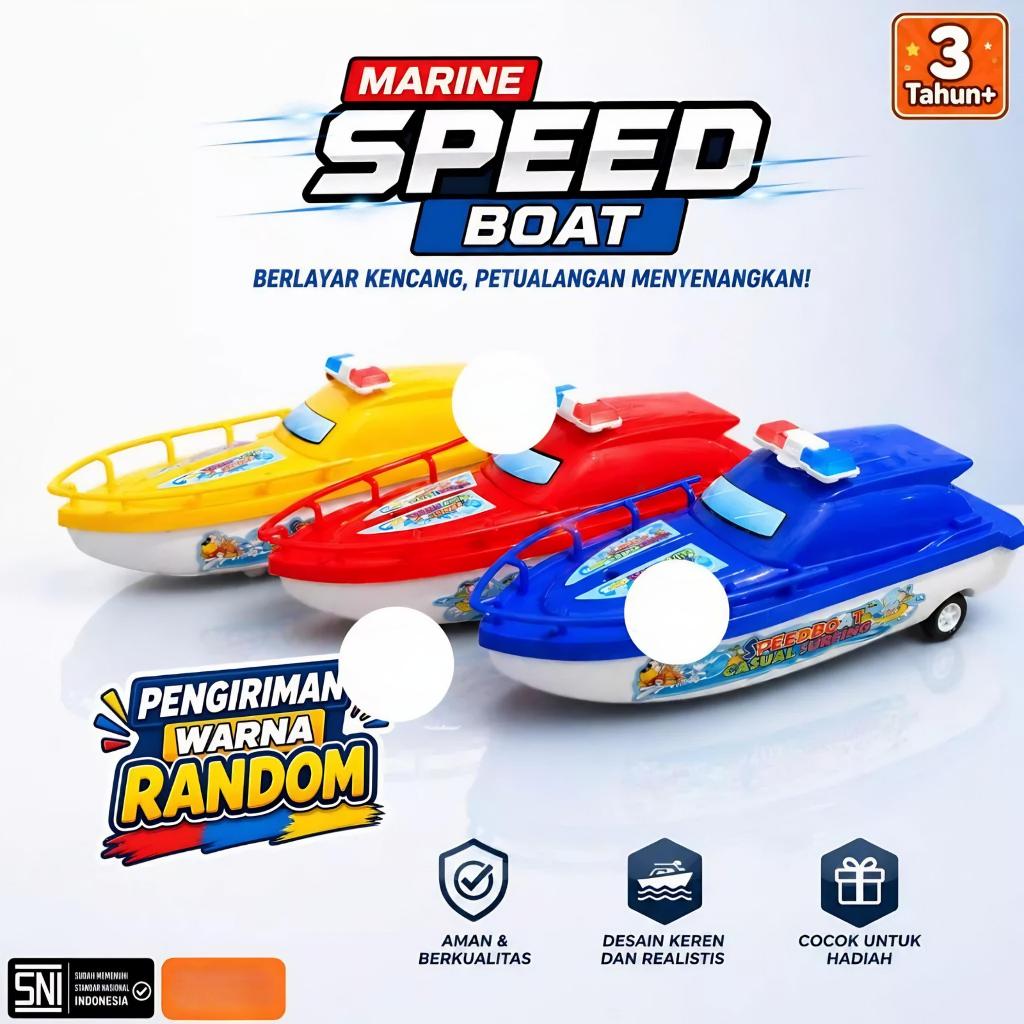 Mainan Speedboat Motor Boat Baterai Bisa Jalan Diatas Air Perahu Bisa Jalan Diatas Air Mainan Edukas