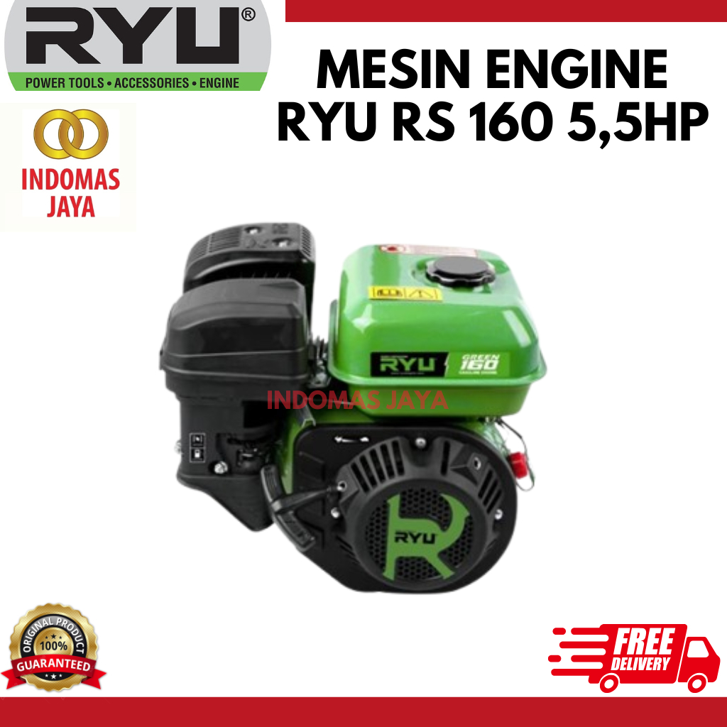 RYU BLACK160-GASOLINE ENGINE (5.5HP)