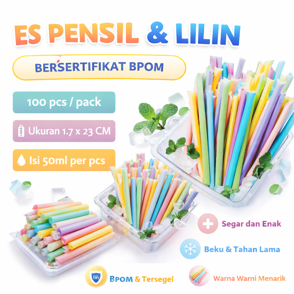 plastik es lilinR / PLASTIK ES LILIN UKURAN 4X20/ PLASTIK ES MAMBO UK 4.5 17 (250 GR)