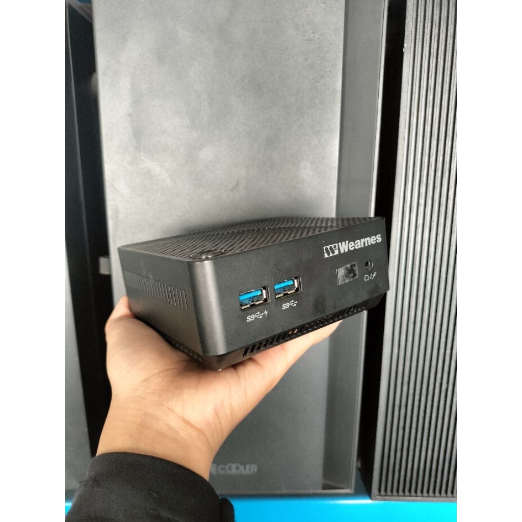 Mini PC Wearnes MP-1101 Intel Celeron N3050 Ram 4gb SSD 128 siap pakai