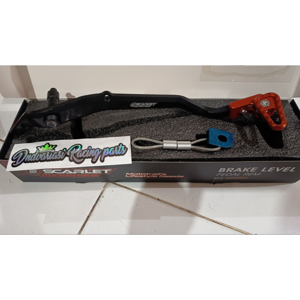 SCARLET BRAKE PEDAL SCARLET KLX/PEDAL REM SCARLET KLX/PEDAL REM SCARLET WR155/BRAKE PEDAL SCARLET KL