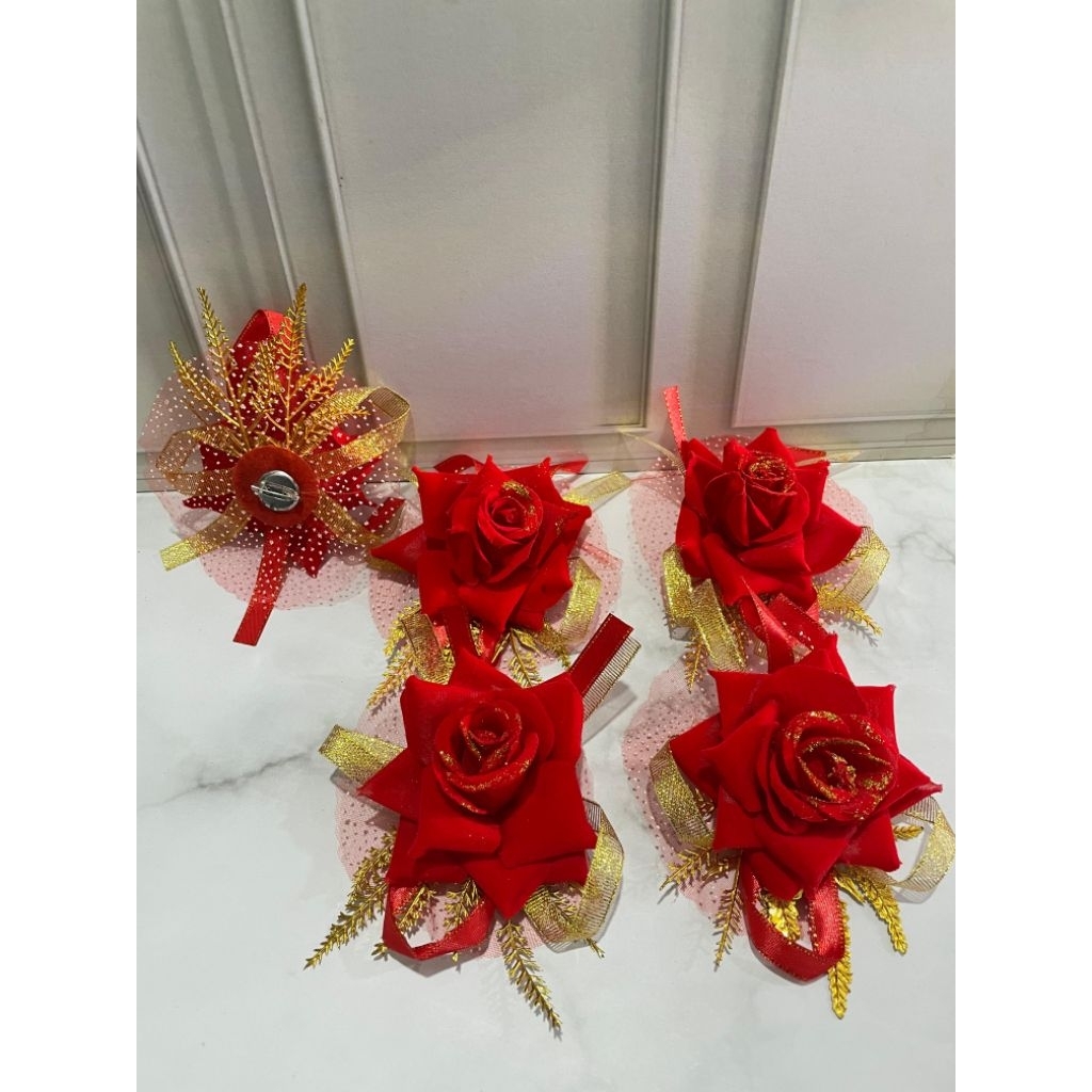 BROS PANITIA PITA BUNGA LUSINAN/PIN PANITIA BUNGA ISI 12PCS