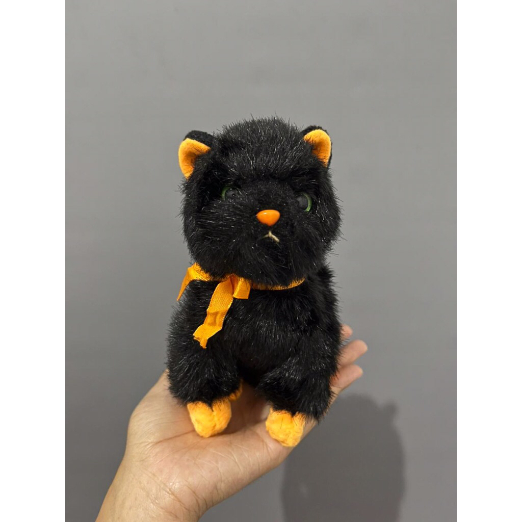 [NEW] DOLL | BONEKA | CAT | KUCING | KITTY | Boneka Kucing Hitam Ty | Bulu Jarum | TY | Size XS