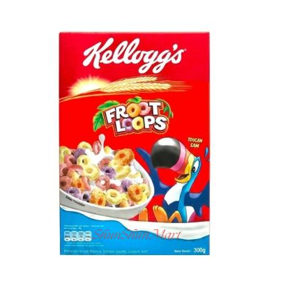 Kellogg’s Froot Loops 300g - Sereal Berwarna Ceria, Rasa Segar, Halal