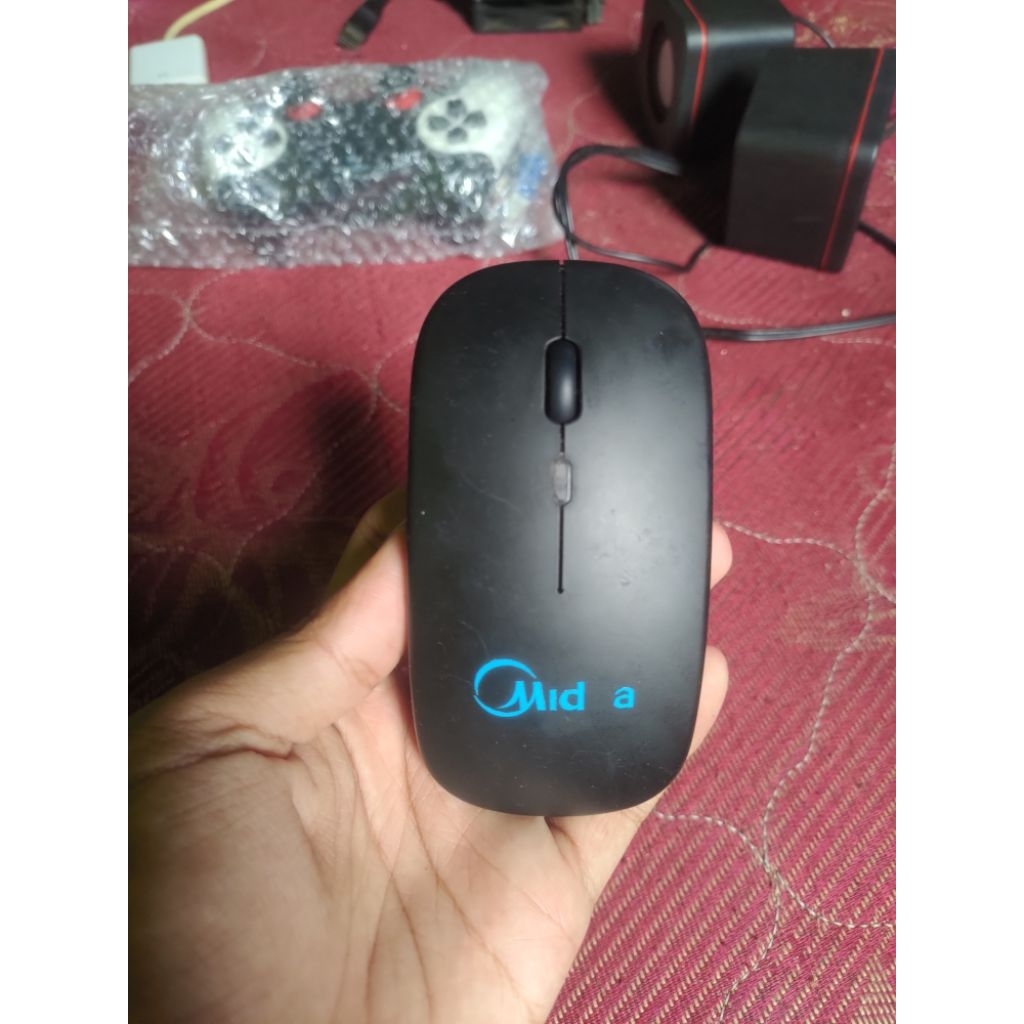 Mouse Wireless Dongle No Kabel Second Good