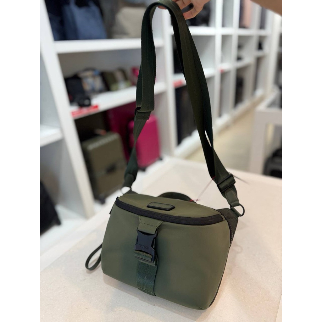 tumi dunlop army crossbody bag men