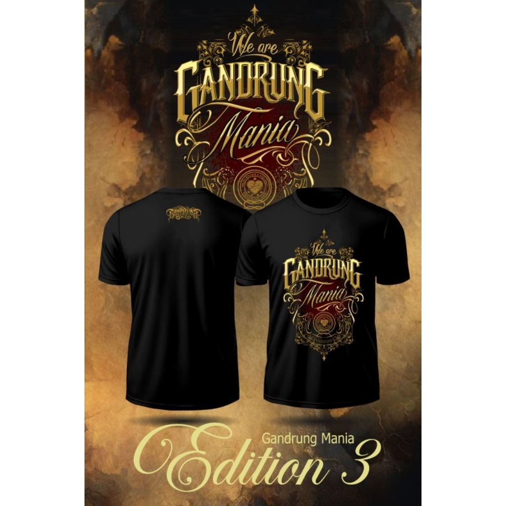 Kaos Gandrung Mania Spesial Edition 3 Gandrung Nabi Grobogan