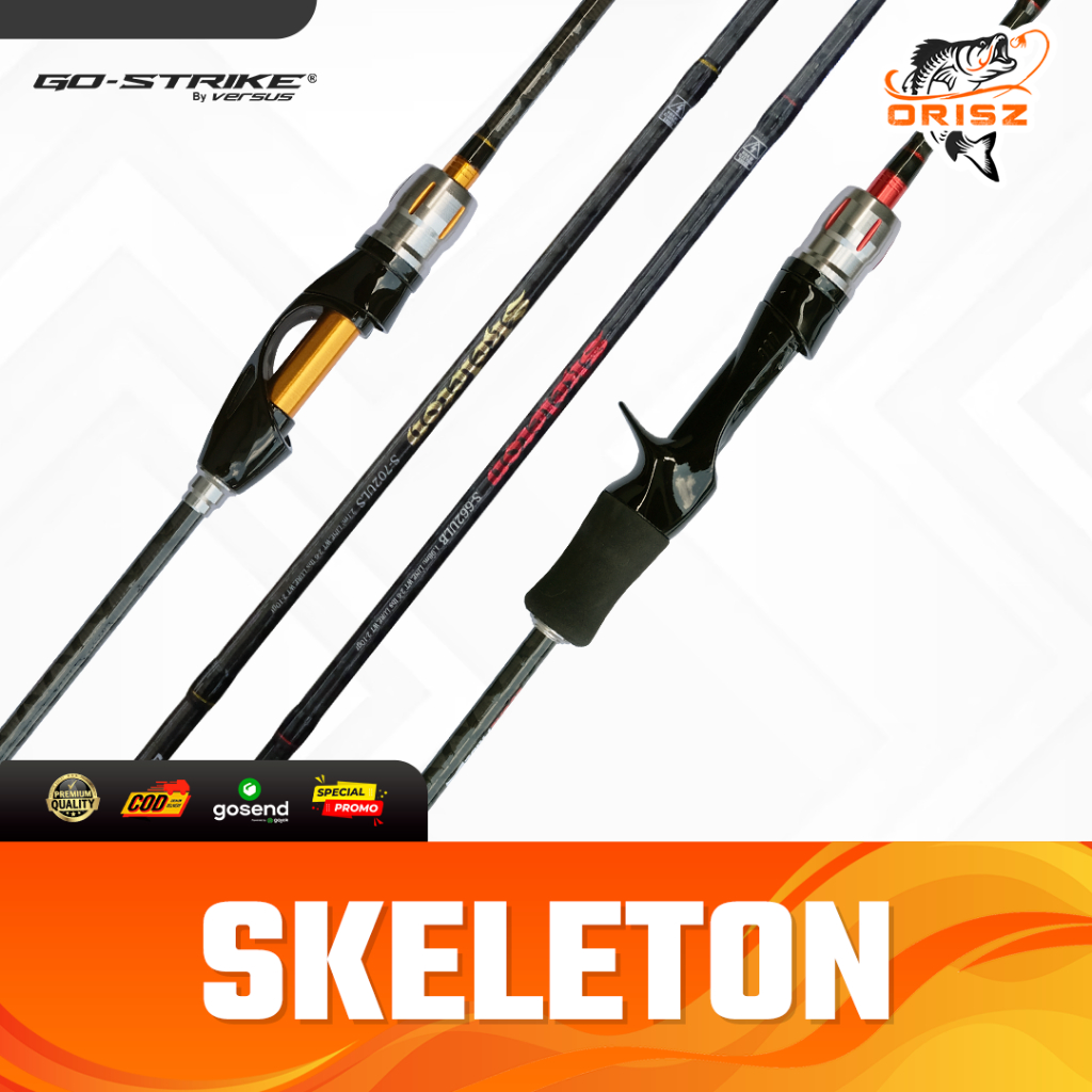 Joran Pancing Gostrike Skeleton UL XWrap Carbon K Guide Spinning & Casting 2-6lbs Jap Style (free ko