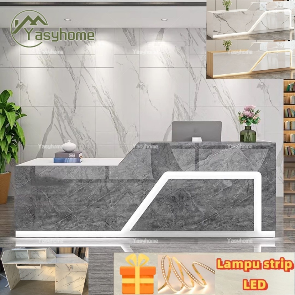 [Garansi 5 tahun]Meja Counter / Meja Kasir Resepsionis /Meja Toko / Meja Counter Resepsionis / Papan
