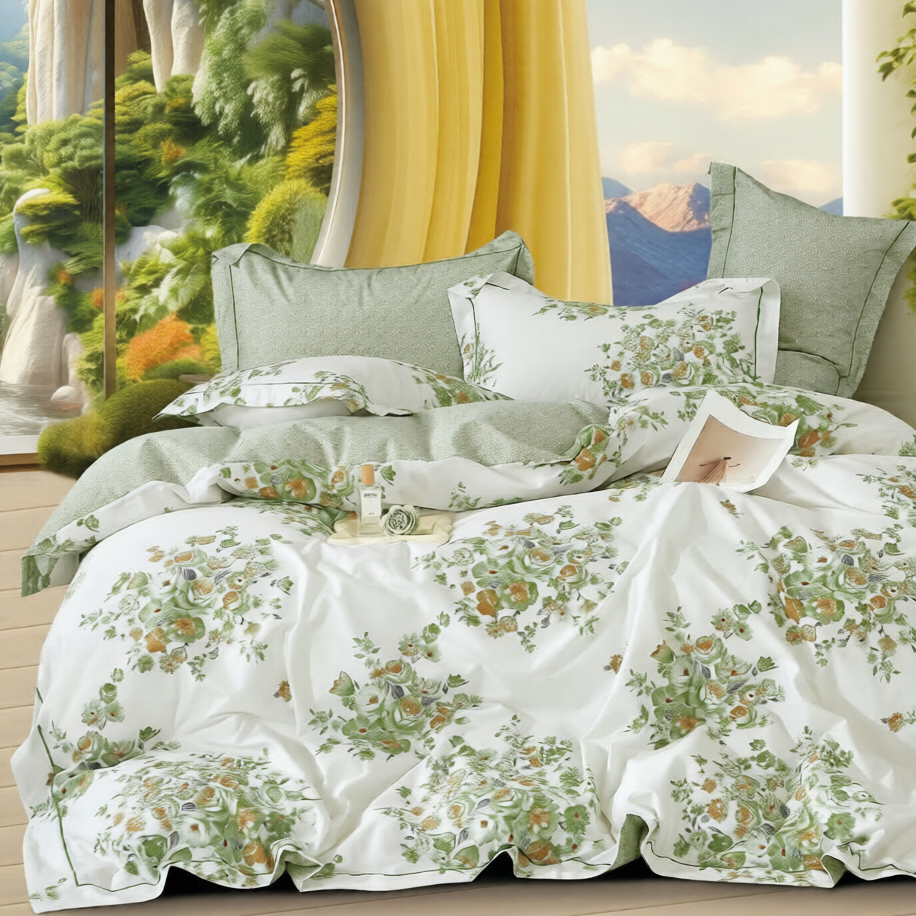 SLEEP PROJECT Paket Sprei Bedcover Quilt Cover Full Set Katun | Darcy Cotton Blend Bedding