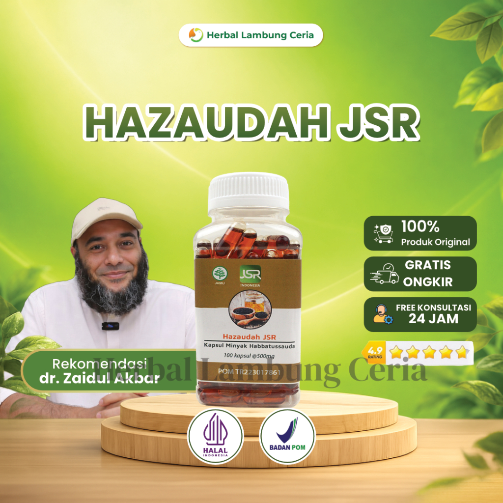 Habbatussauda Oil JSR Rekomendasi Dr Zaidul Akbar - 100 Kapsul