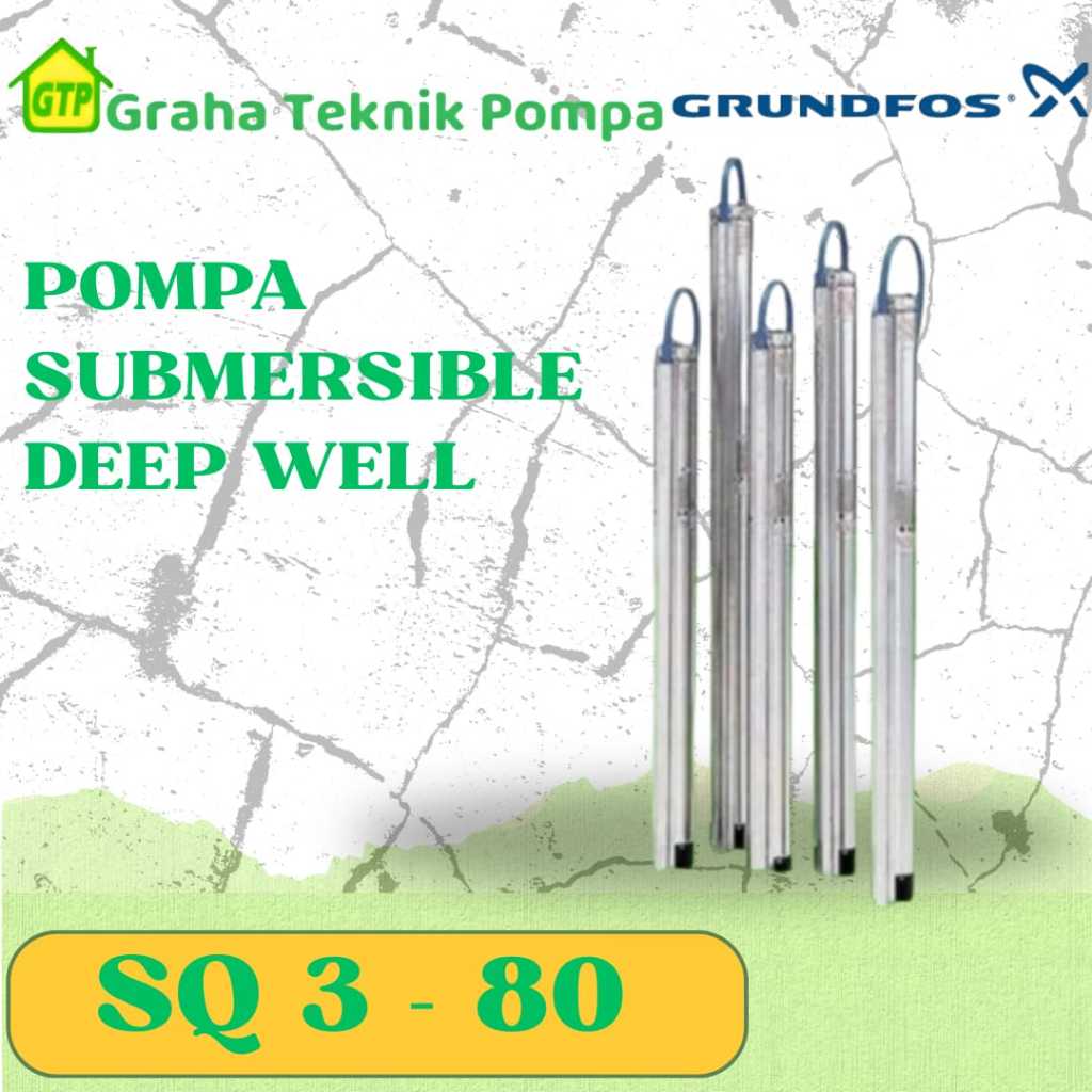 GRUNDFOS SQ 3 - 80 POMPA AIR SUBMERSIBLE DEEP WELL