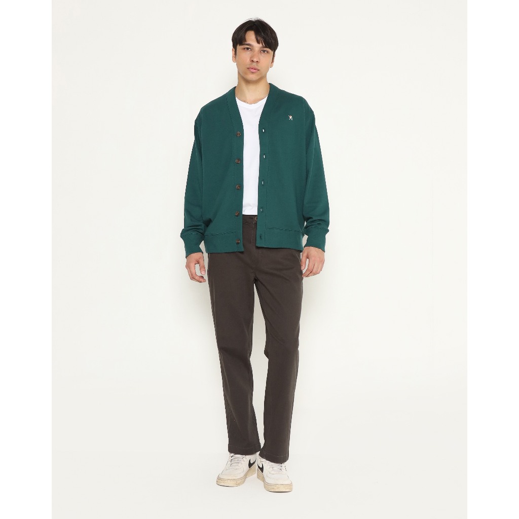 ARNOLD PALMER Cardigan Hijau Emerald Pria - P-EBBI20-G9