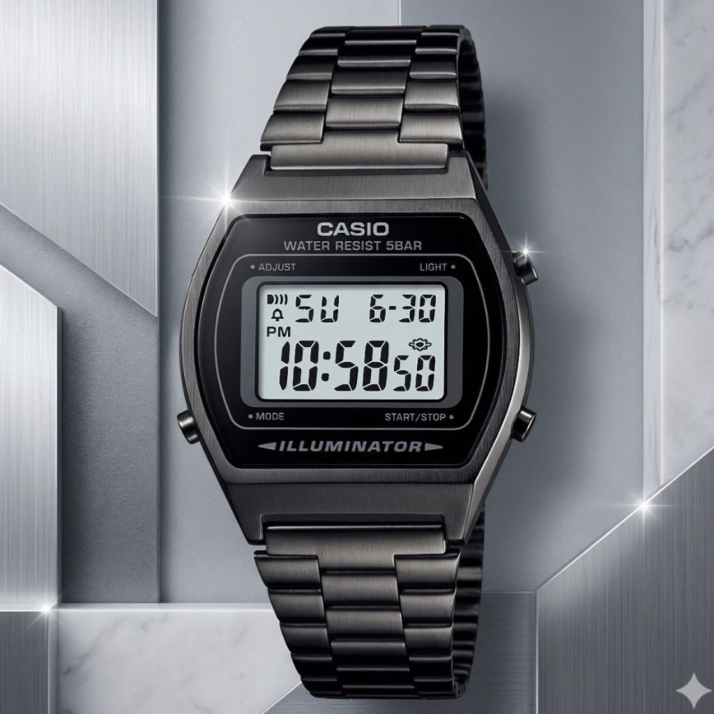 Casio B640WB-1ADF Original Full Black
